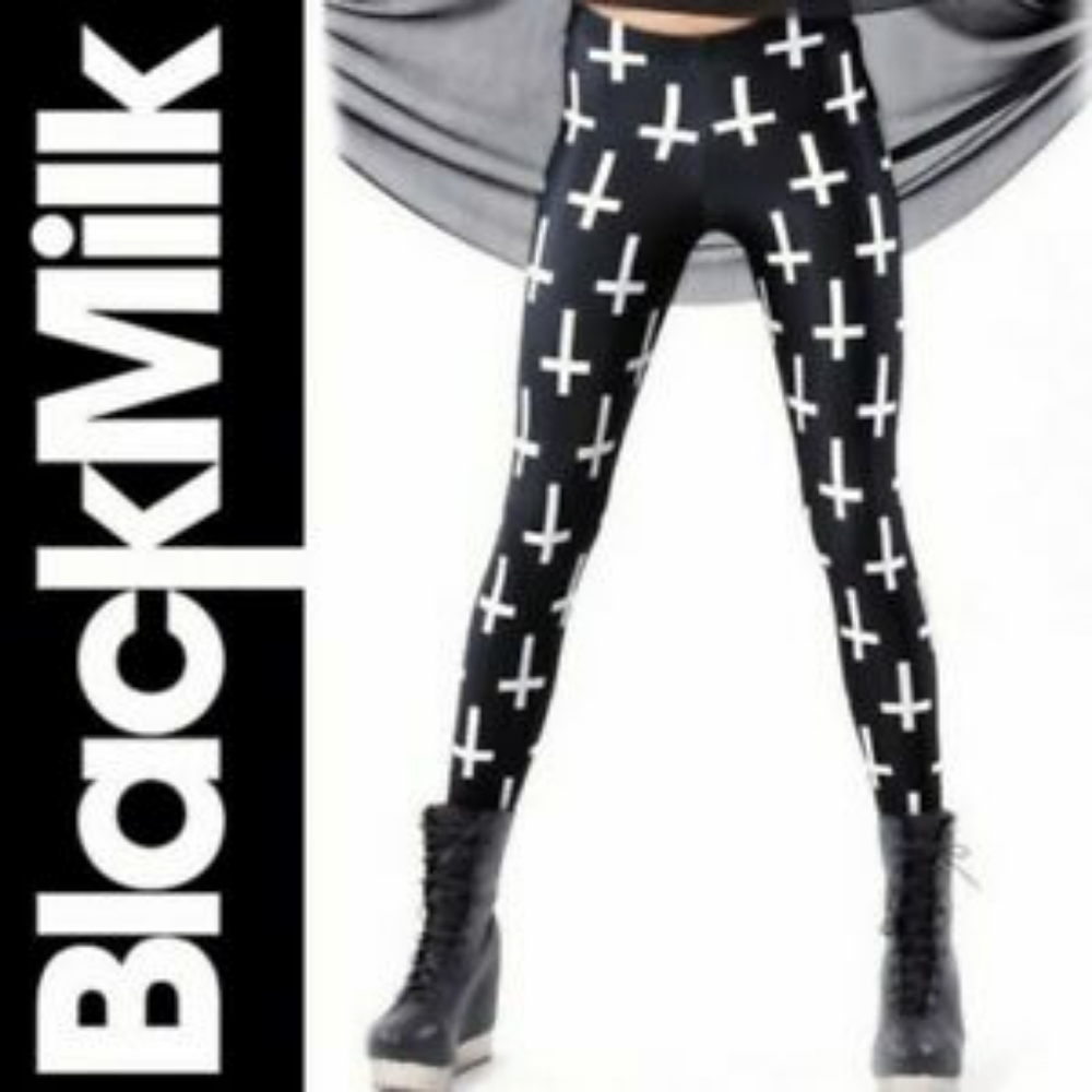 Black milk inverted cross leggings